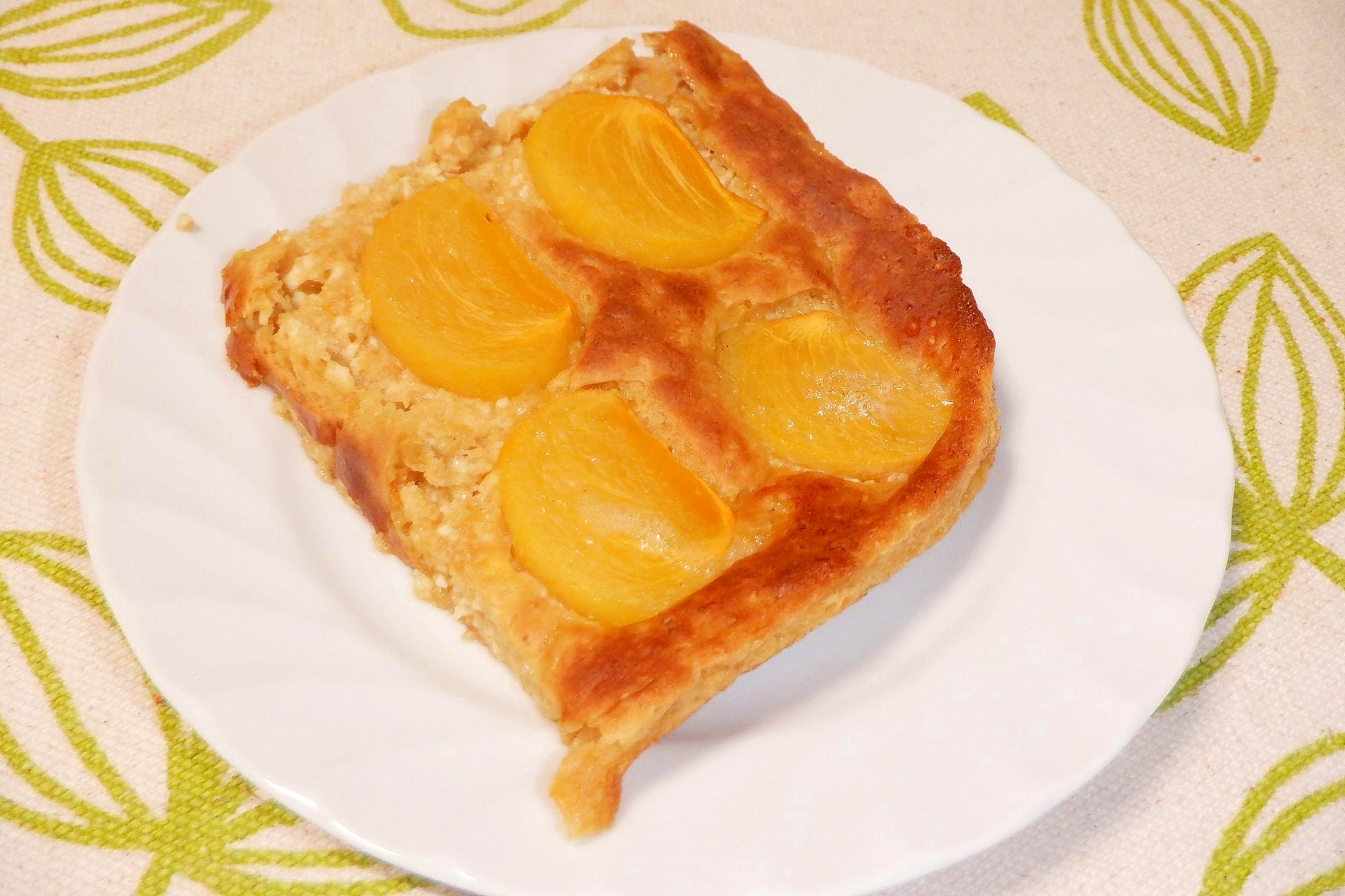 柿で大豆の親子孫パンケーキ