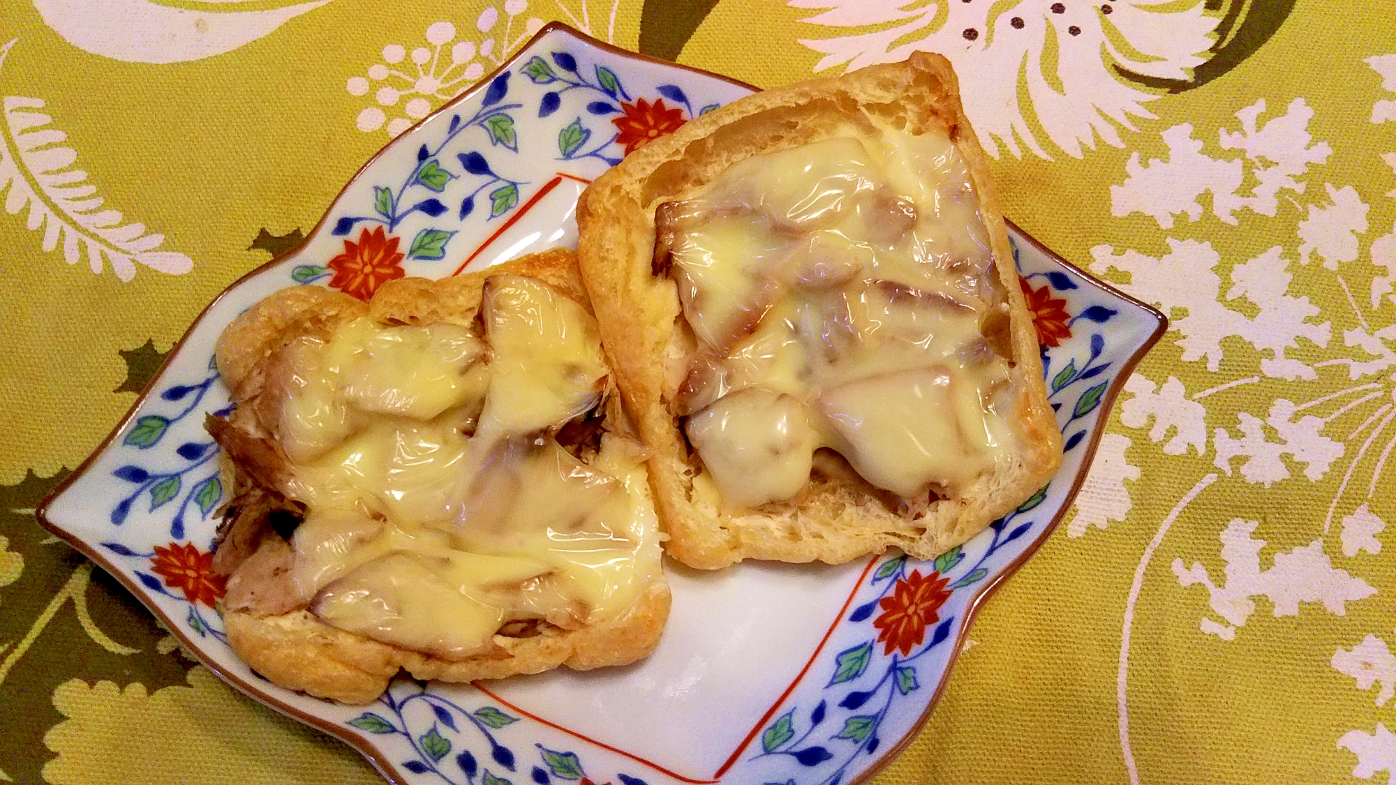 薄揚げ・めじまぐろ・チーズ焼き