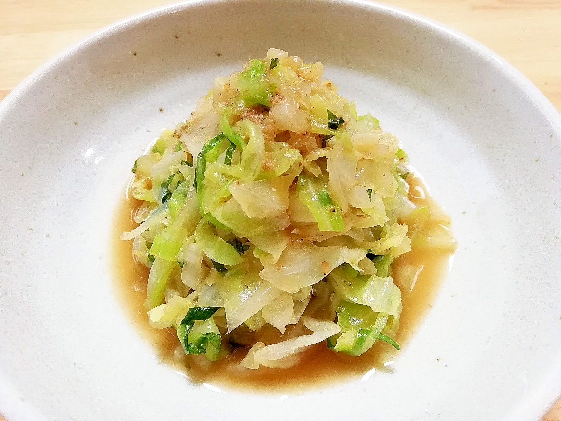 キャベツの酢のもの