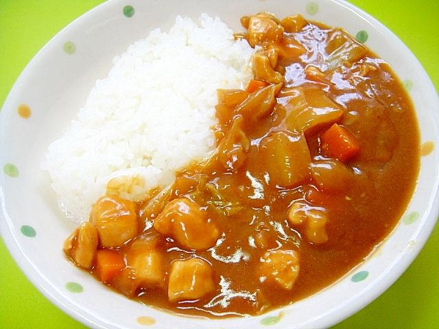 白菜と鶏むね肉のヘルシーカレー