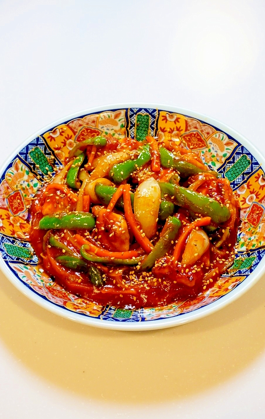 ご飯がすすむ！鶏肉と野菜の中華風ケチャップ炒め