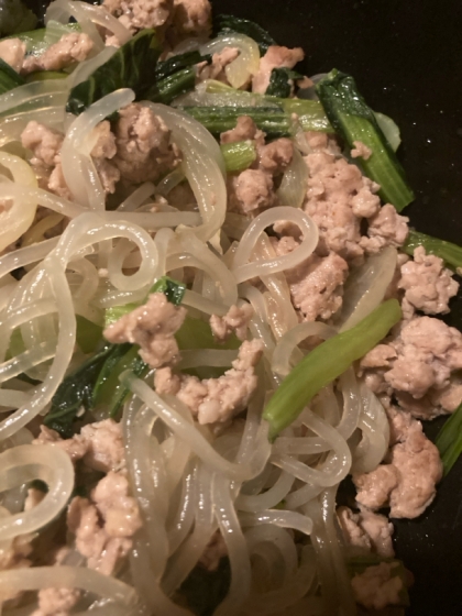 ★子供大好きレシピ★焼肉のタレ利用/簡単チャプチェ