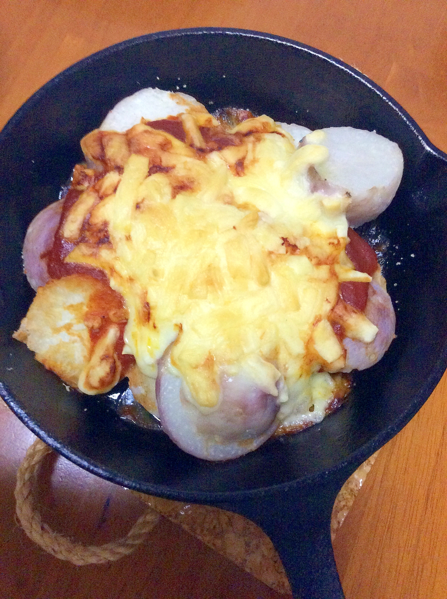 里芋チーズラグートマトソース焼き