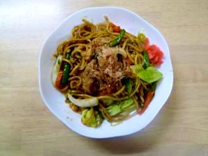 野菜たっぷりソース焼きそば★家計お助け献立★