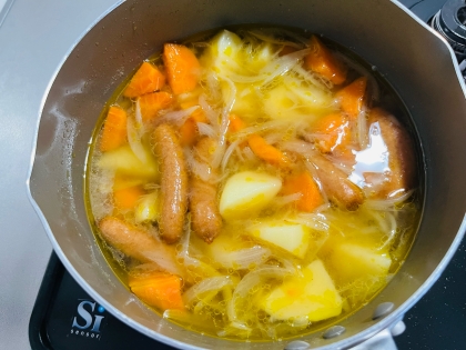 リピートです！今回はチキンコンソメがなかったので、鶏がらスープで作りましたが美味しかったです！