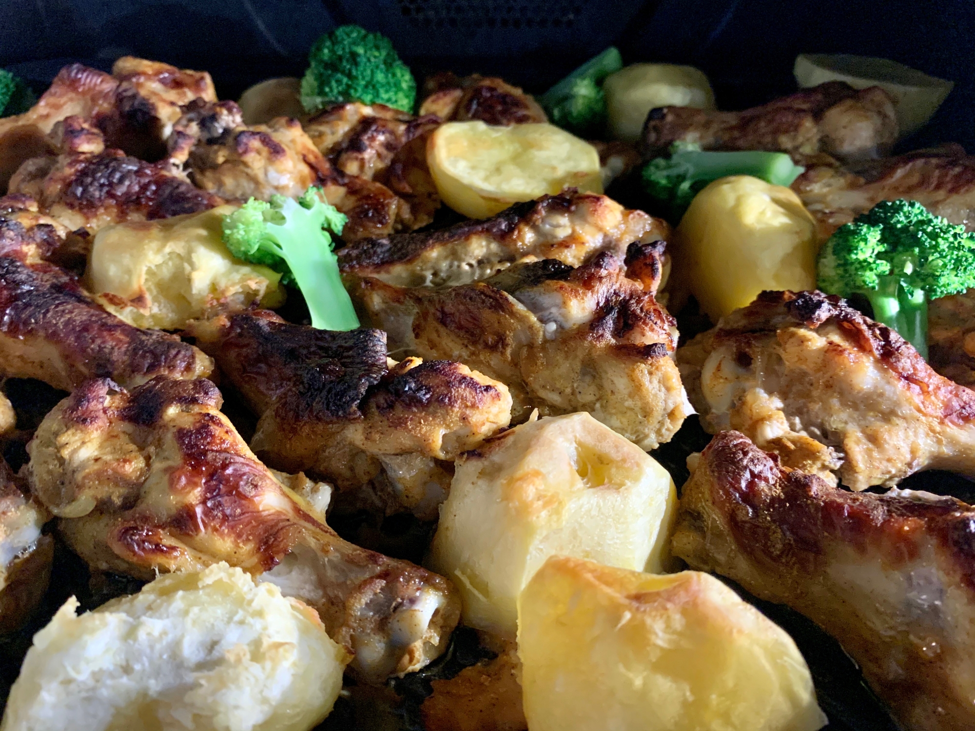 ヨーグルト無し!オーブングリルでタンドリーチキン♪