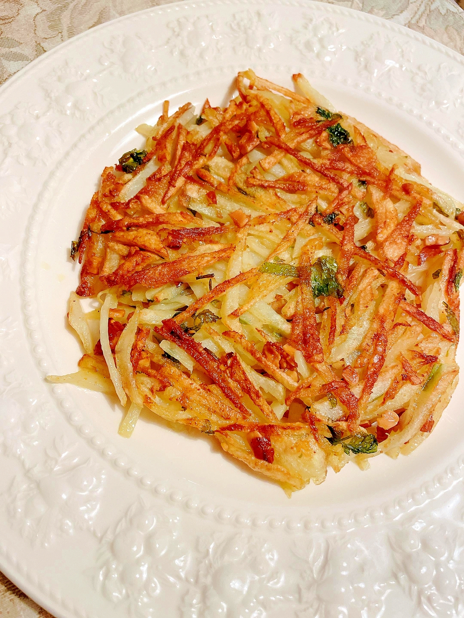 インド☆カレー味のハッシュドポテト