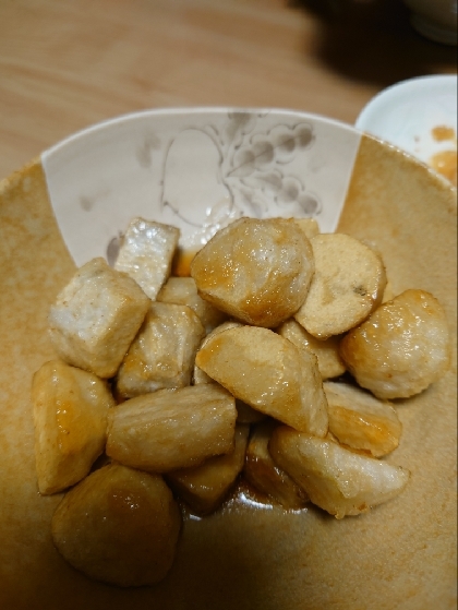 食べだすと、とまらない☆揚げ里芋の甘辛！