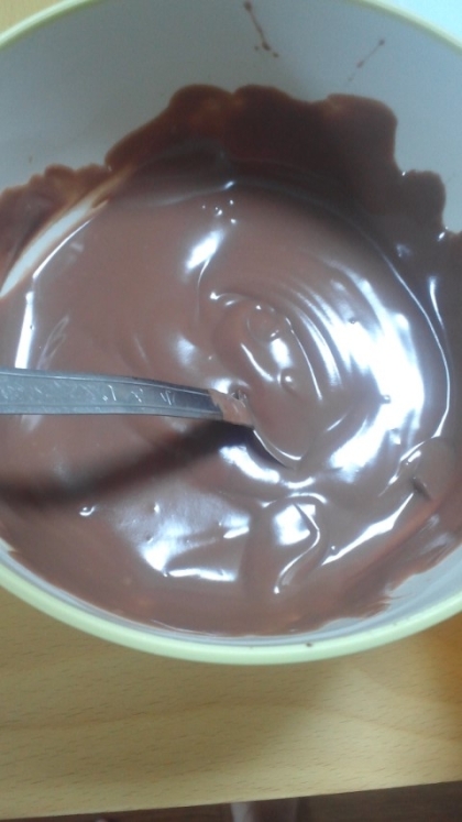 レンジで簡単　チョコカスタードクリーム
