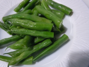 インゲンの昆布茶和え