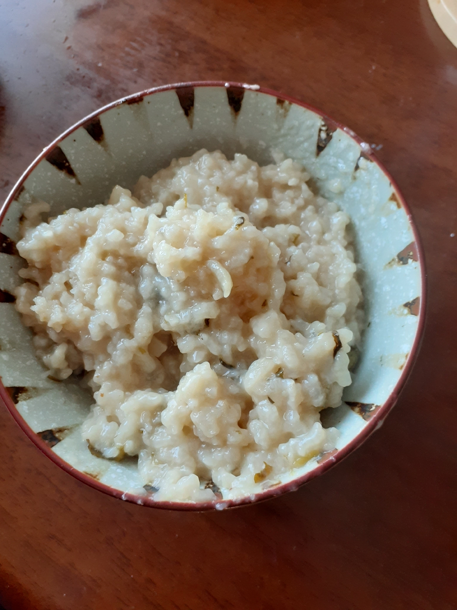 お餅もいれて、簡単モチモチ七草粥(全粥)