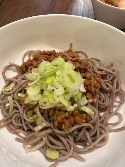 冷やしぶっかけわさび納豆そば