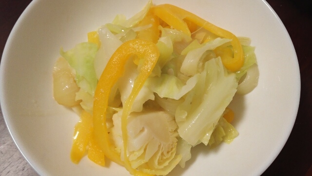柚子香る塩麹野菜炒め