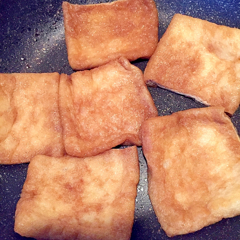 フライパンで！油揚げ煮☆