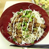 食欲増し増し甘辛豚バラ丼！