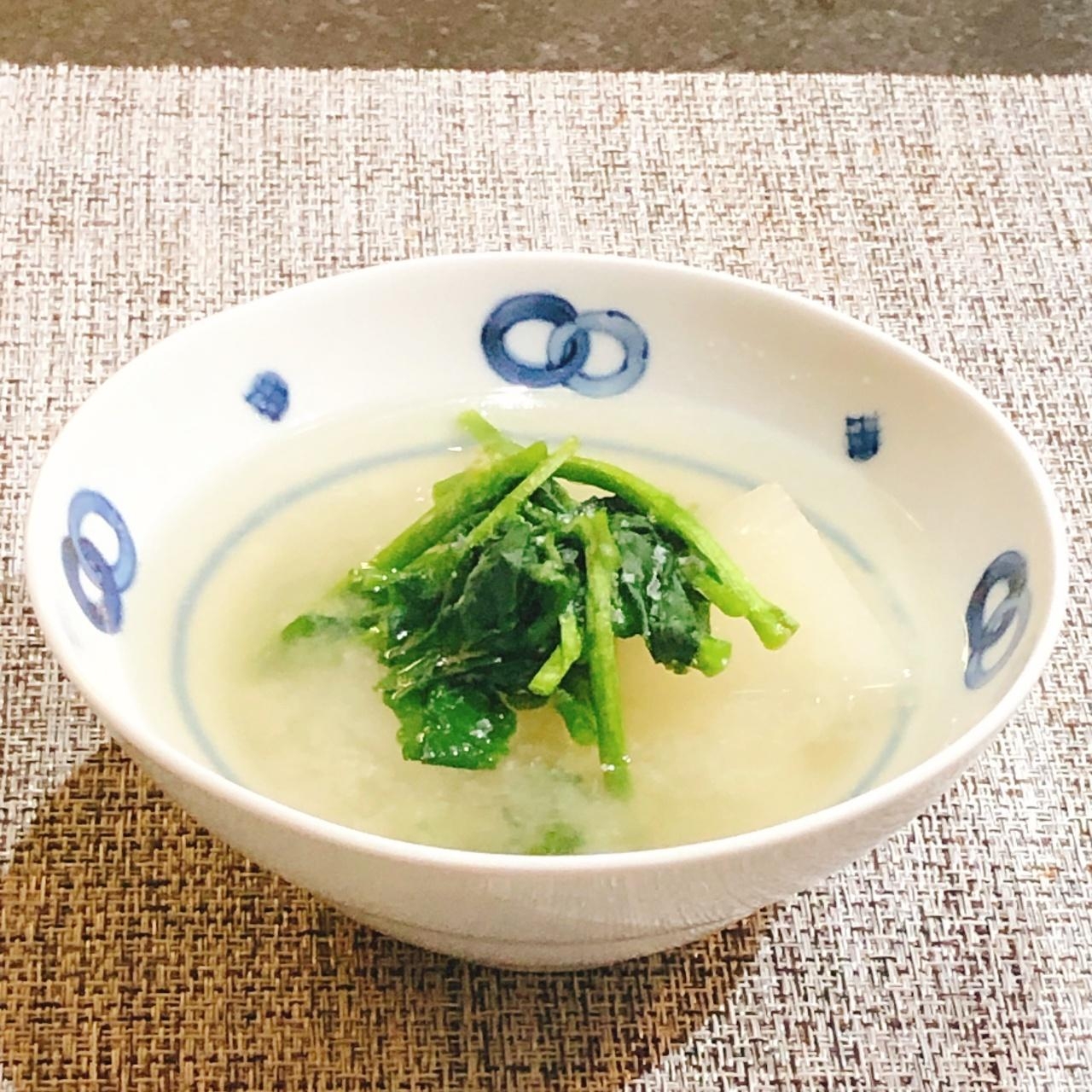 【清湯西洋菜】塩麹風味の手軽な簡単中華風スープ