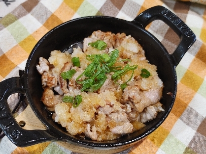 超特急メイン♡さっぱり♡豚肉のおろしポン酢炒め