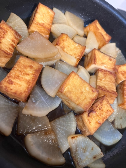 厚揚げと大根の照り煮