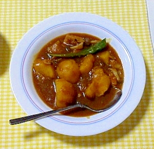 オクラカレー