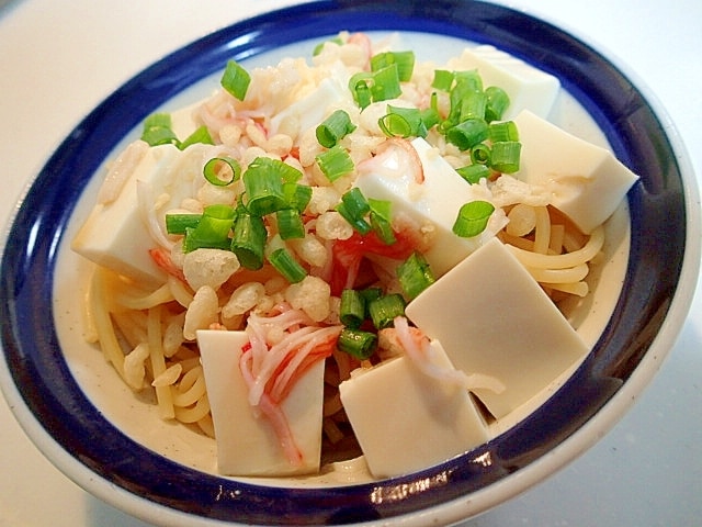 豆腐とシーサラダの和風パスタサラダ♬ レシピ・作り方 by ぷ〜みぃ