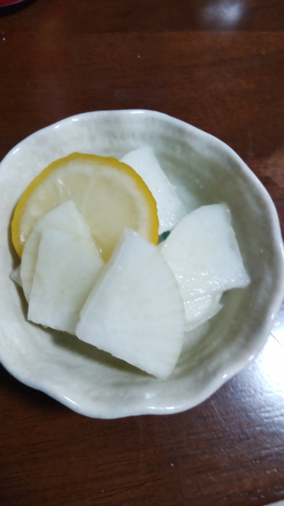 大根の甘酢レモン漬