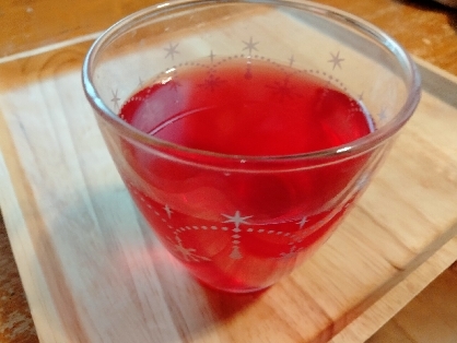 赤紫蘇ジュースでさっぱり