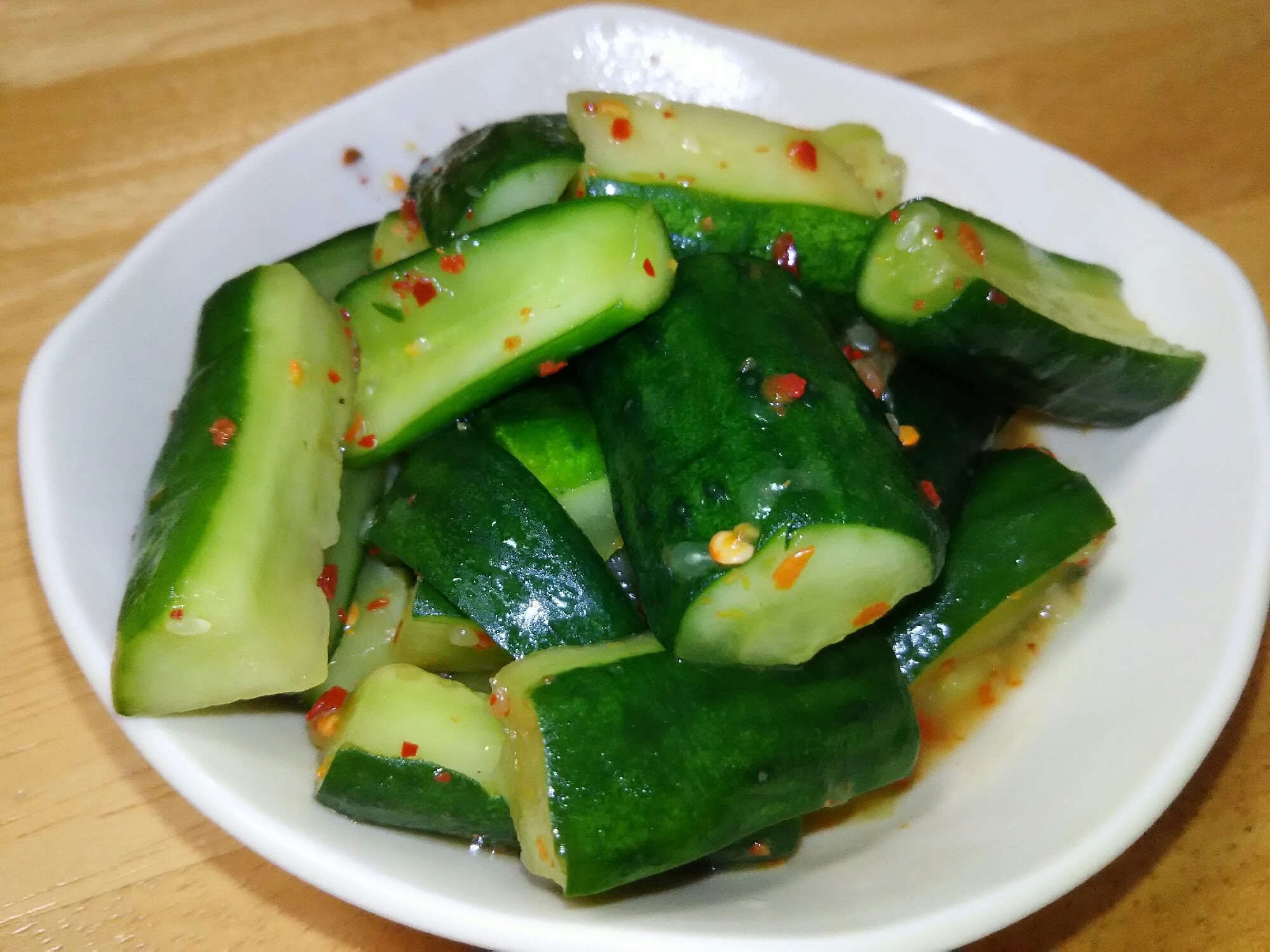 辛さはお好みで！ピリ辛たたききゅうり レシピ・作り方 by ちゅろす