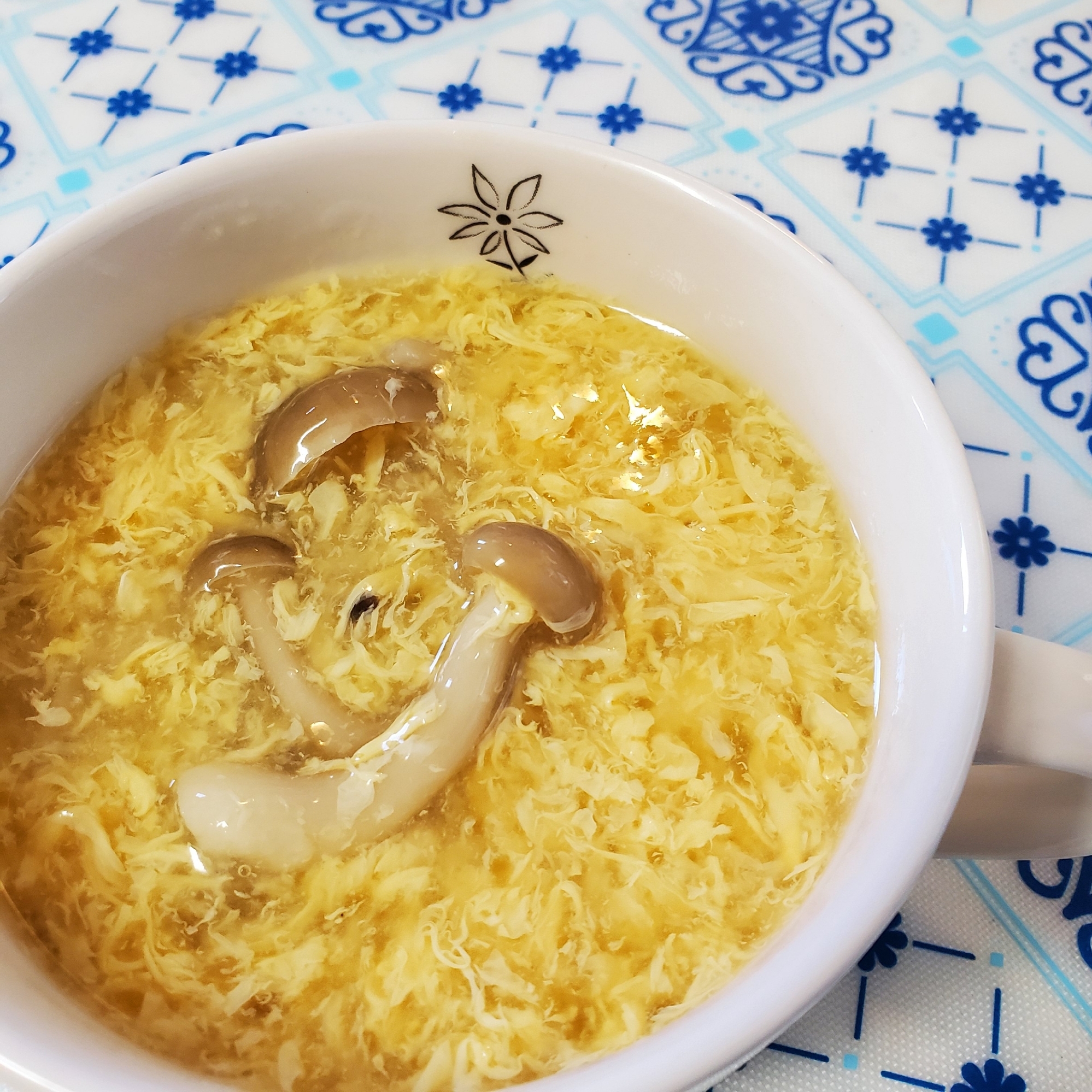 キノコの卵スープ☆