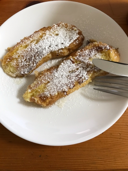 ふわふわのフランスパンになり、
とても美味しかったです！
またお休みの朝に作りたいです！