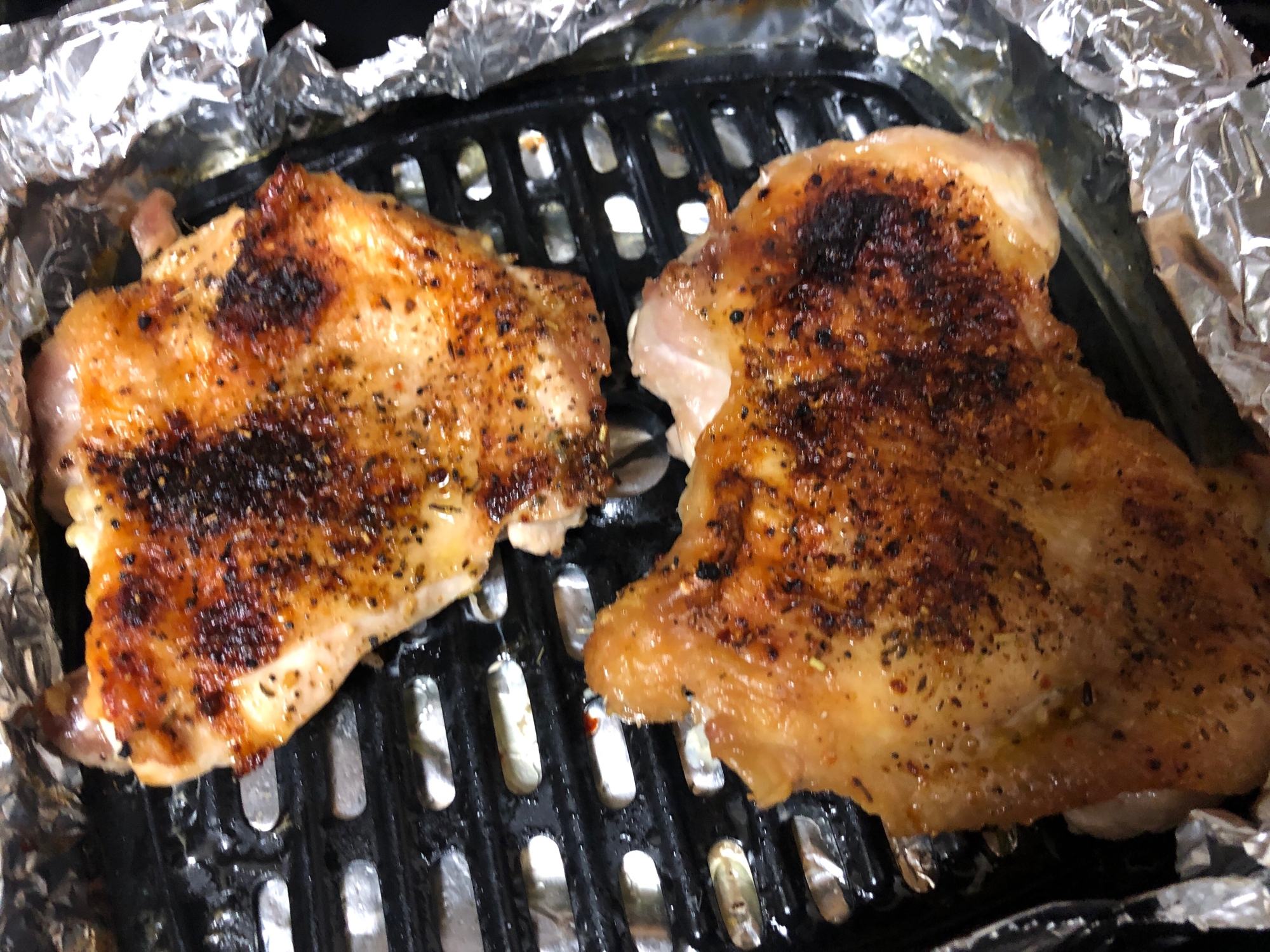 アラジントースター使用♪鳥もも肉グリル焼き