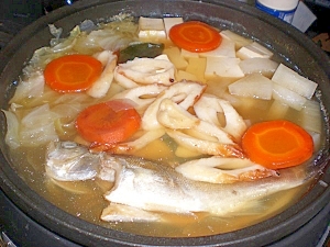 釣ってきてあまってませんか セイゴの塩出汁鍋 レシピ 作り方 By コリ6430 楽天レシピ 釣ってきてあまってませんか セイゴの塩出汁鍋 レシピ 作り方 By コリ6430 楽天レシピ