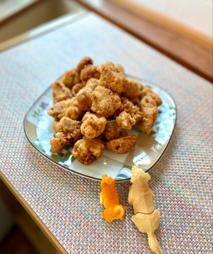 衣しっかり♪〜にんにくたっぷり唐揚げ〜