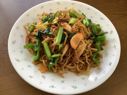 ちょい足しでコク旨！焼きそば