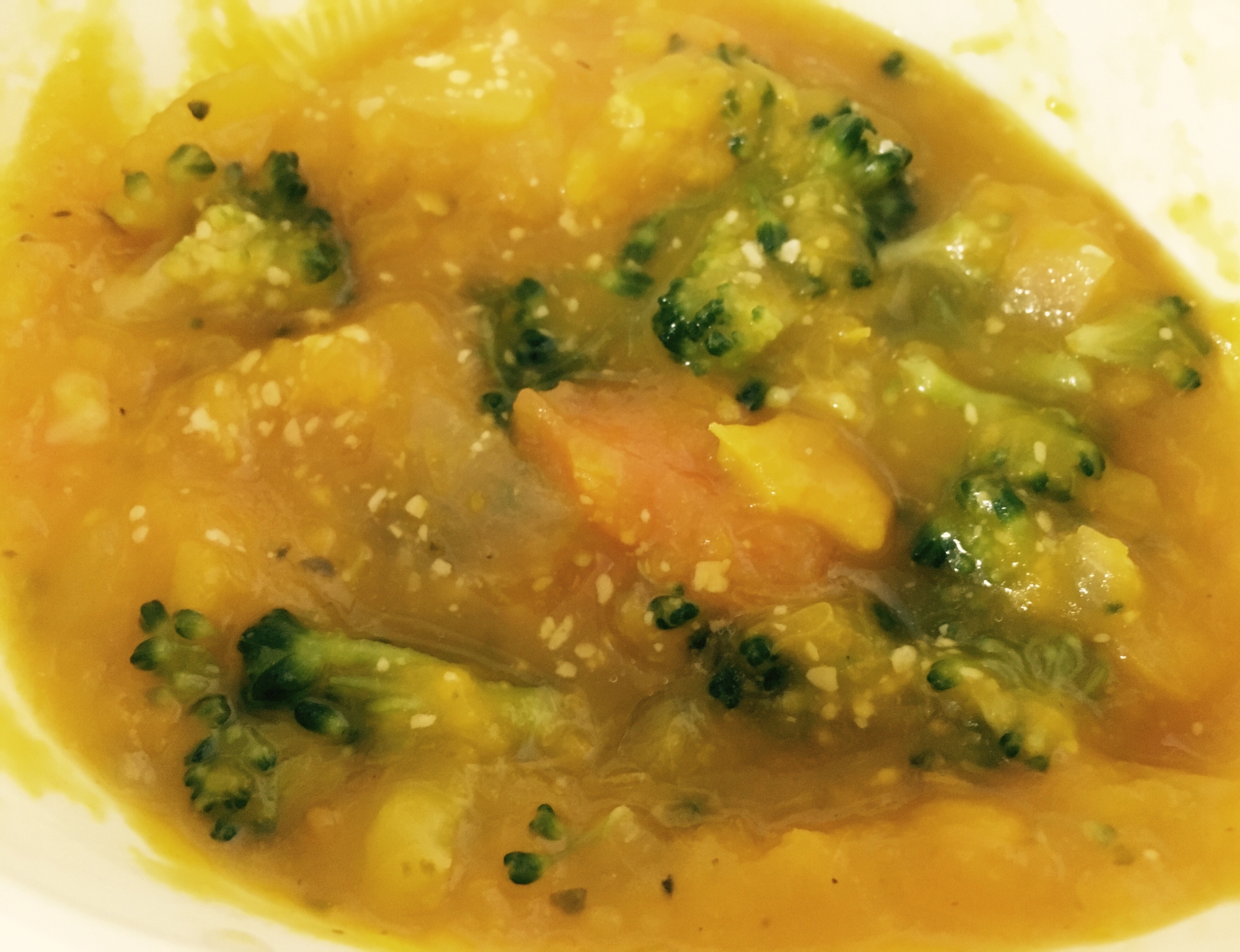 離乳食に レンジでかぼちゃシチュー レシピ 作り方 By Baritone生活 楽天レシピ