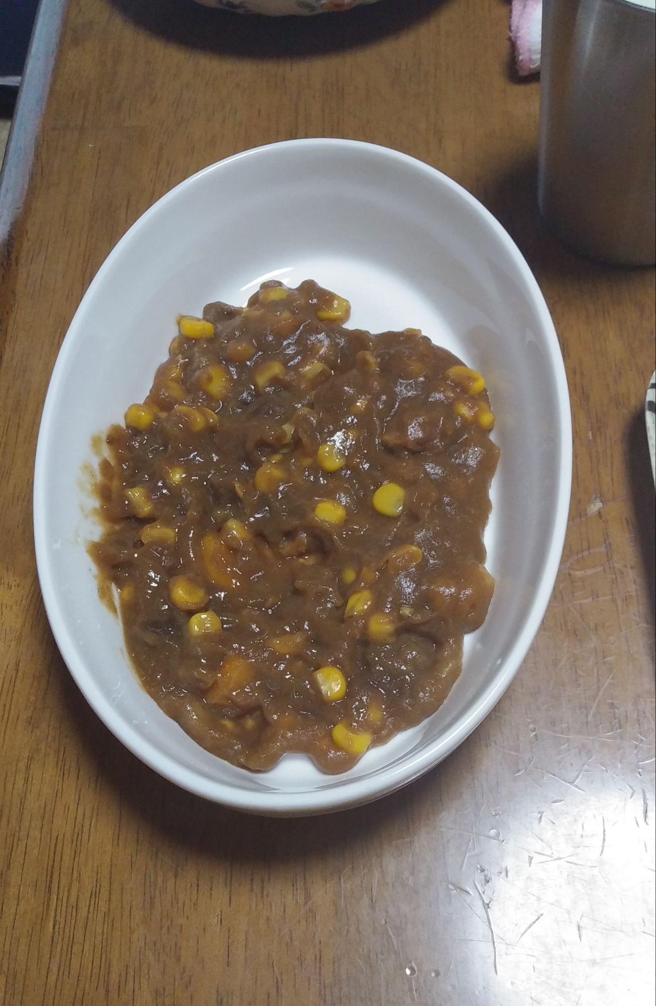 子供大好き　コーンカレー