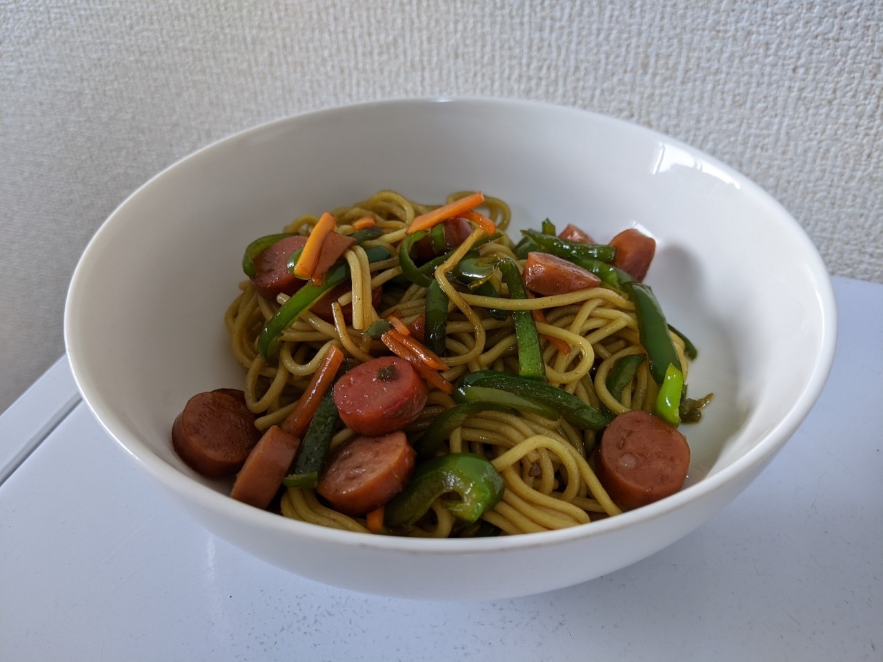 麺がモチモチ！お手軽焼きそば