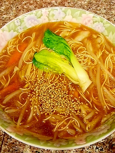 豚骨野菜そうめん