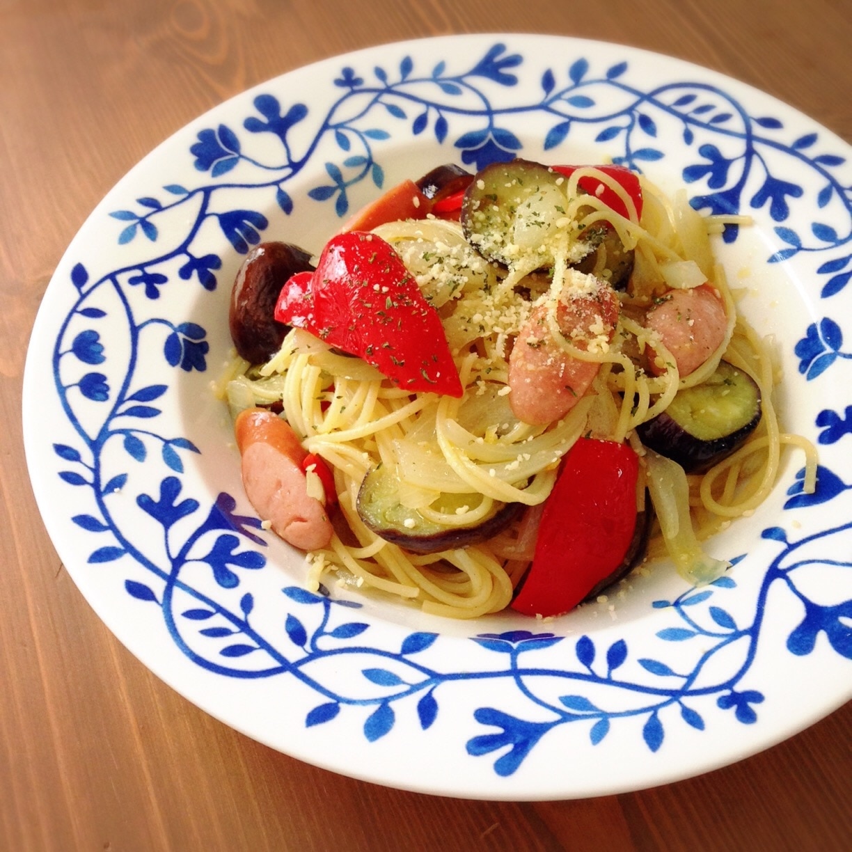 ヒラタケとガーリックパスタのレシピ