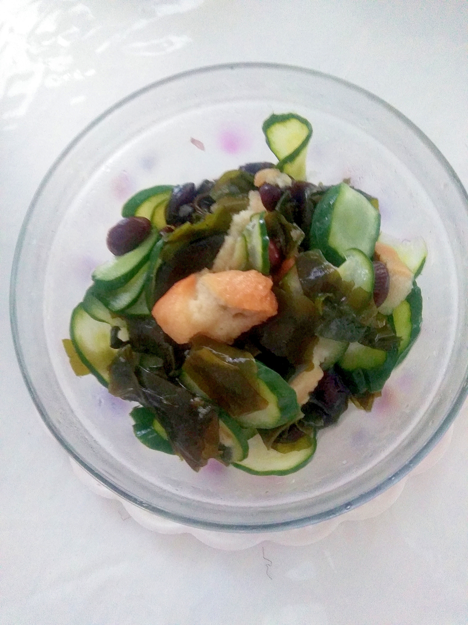 簡単!じゅわー~お麩入り酢の物