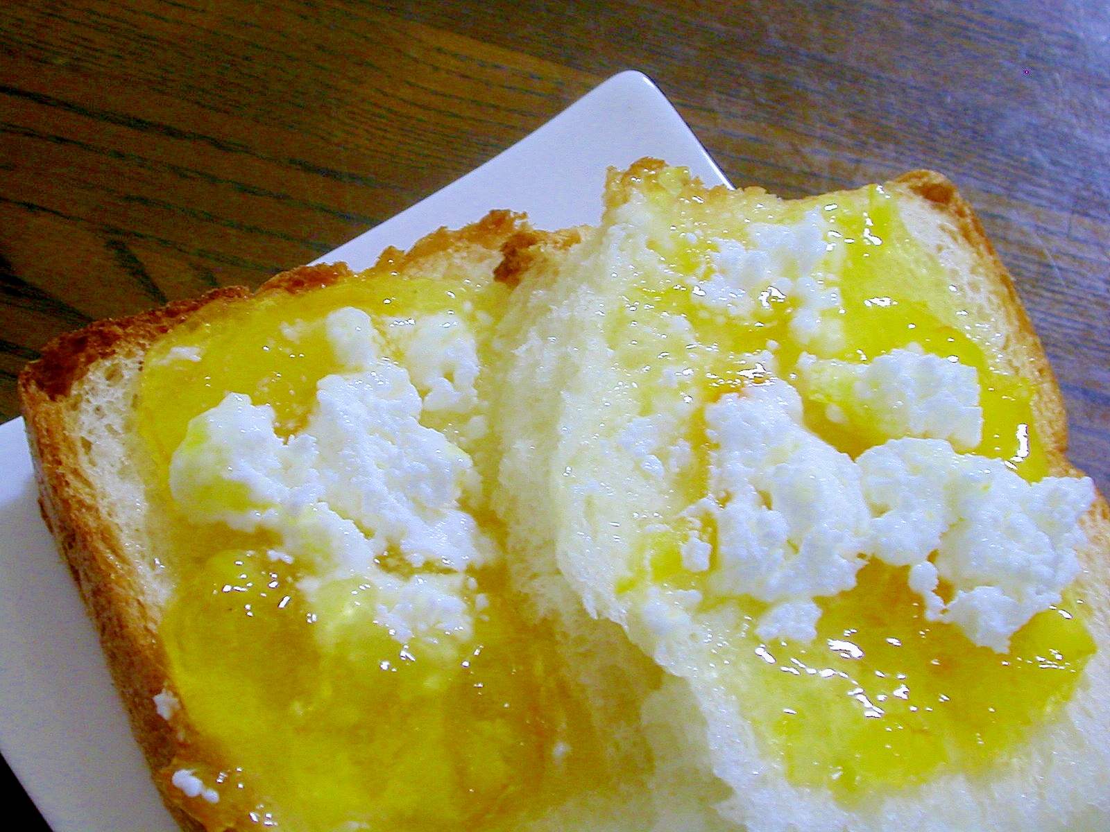 食パンで簡単アレンジ ママレードパン レシピ 作り方 By Ann カフェ 楽天レシピ