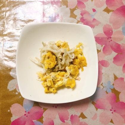 夢シニアさん♡もやしや卵♡いつもある材料で簡単にできて美味しいですネ♪ レシピありがとうございます(⸝⸝> ᢦ <⸝⸝)ˎˊ˗