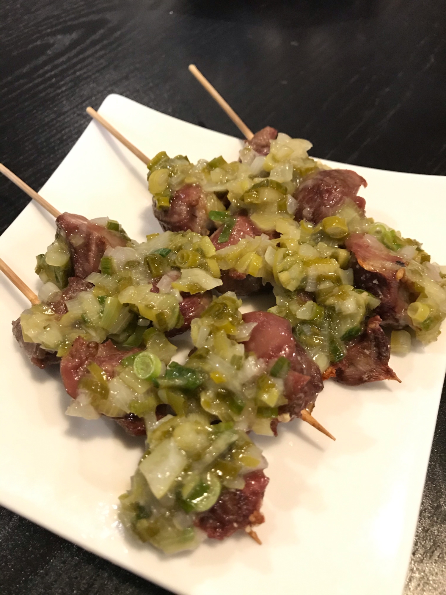 砂肝焼き鳥のネギ塩のせ レシピ 作り方 By オジオジ 楽天レシピ 砂肝焼き鳥のネギ塩のせ レシピ 作り方 By オジオジ 楽天レシピ