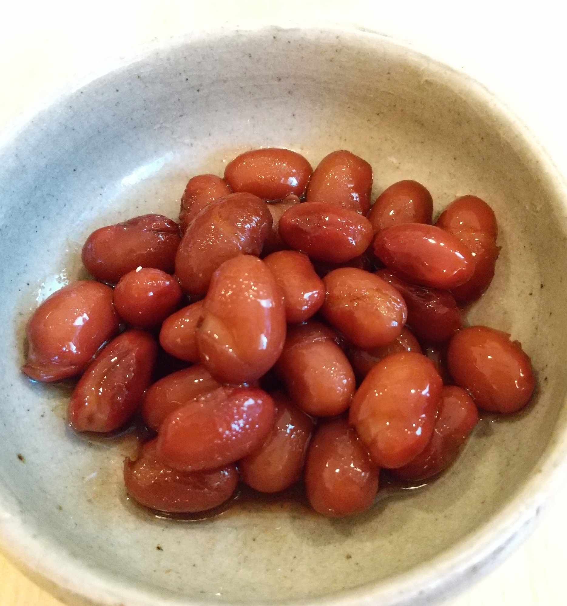 浸水なし、圧力鍋で大正金時豆の甘煮