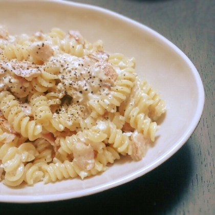 豆腐で！ヘルシーなカルボナーラ☆