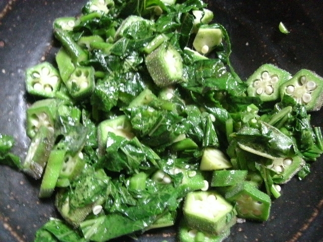 オクラとおかのりのソテー レシピ 作り方 By 和土 楽天レシピ