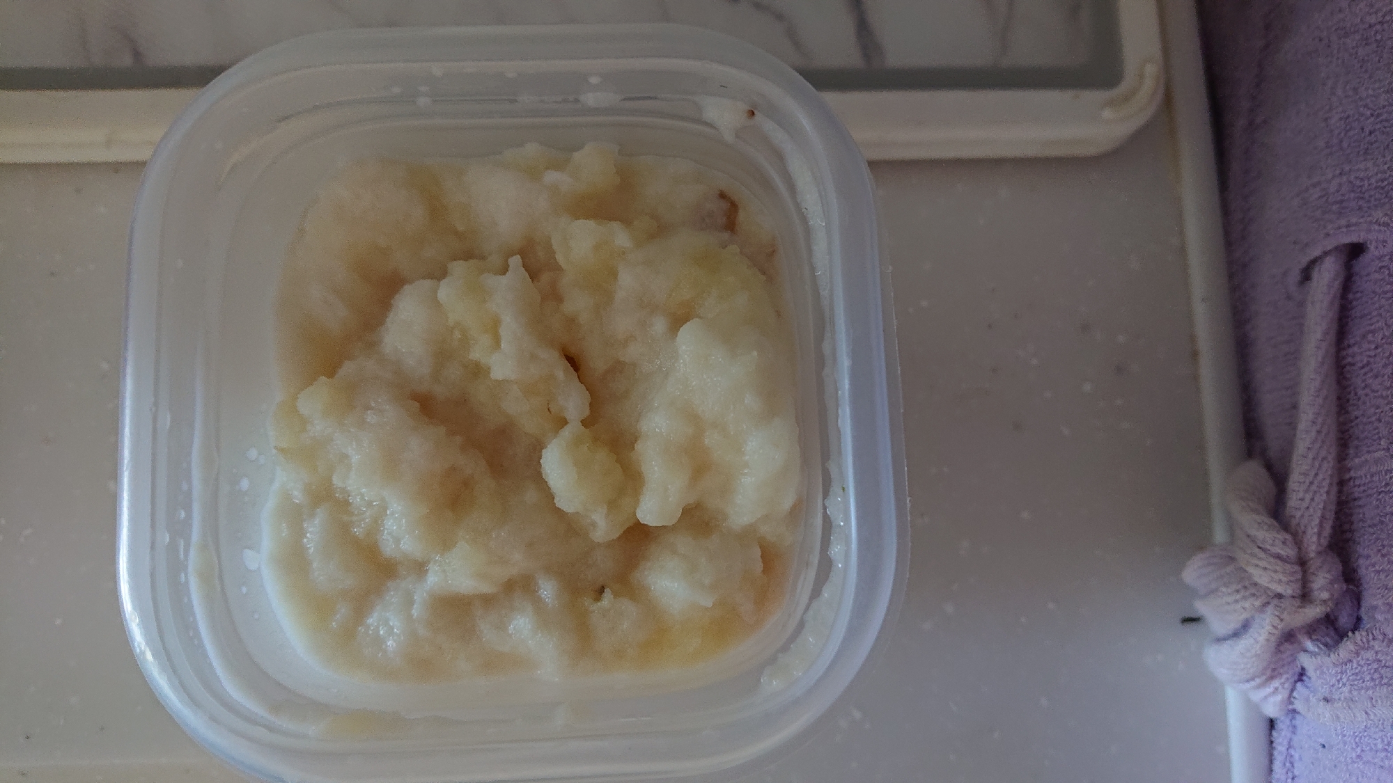 ホワイトソースでじゃがいもペースト