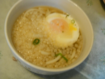 冷やし☆たぬきうどん。あるもので。