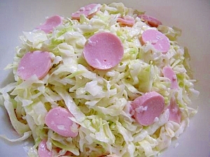 千切りキャベツと魚肉ソーセージのサラダ レシピ 作り方 By つぬきち 楽天レシピ 千切りキャベツと魚肉ソーセージのサラダ レシピ 作り方 By つぬきち 楽天レシピ