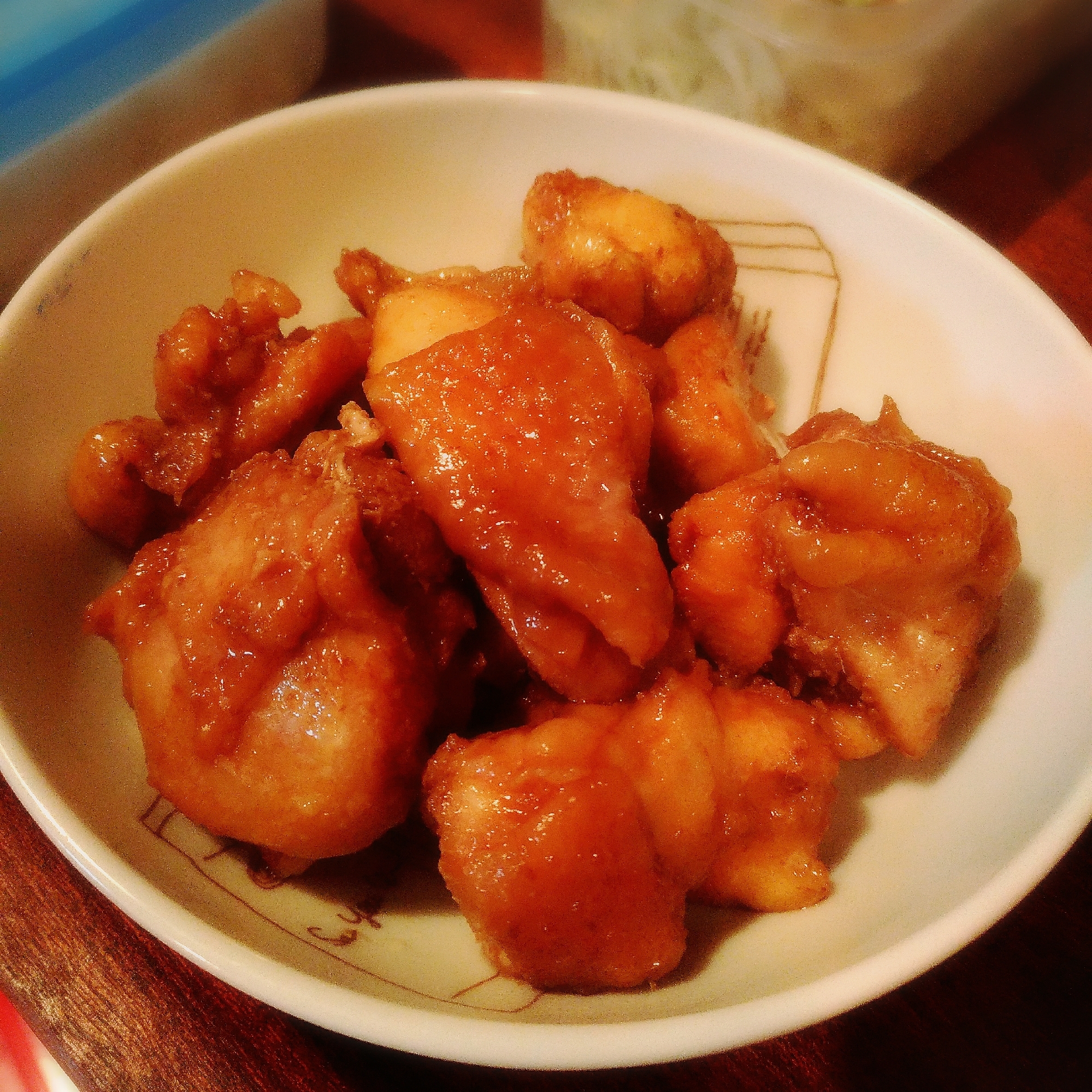 炊飯器で簡単♪ホロホロやわらか～い鶏の甘辛煮