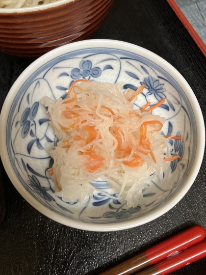 デコポンと大根のなます